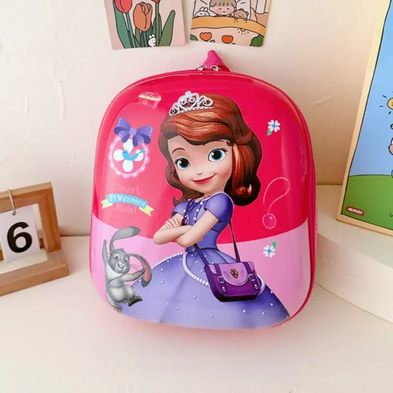 Disney Rucksäcke neue Schult asche Mode Reiß verschluss Kinder Kinder Cartoon Taschen leichte Kinder Mädchen Kindergarten Rucksack