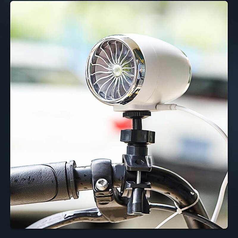 Portable USB Mini Cooling Fan With Tripod Bike Handlebar Electric Fan Outdoor Cycling Fan For Camping Riding Traveling