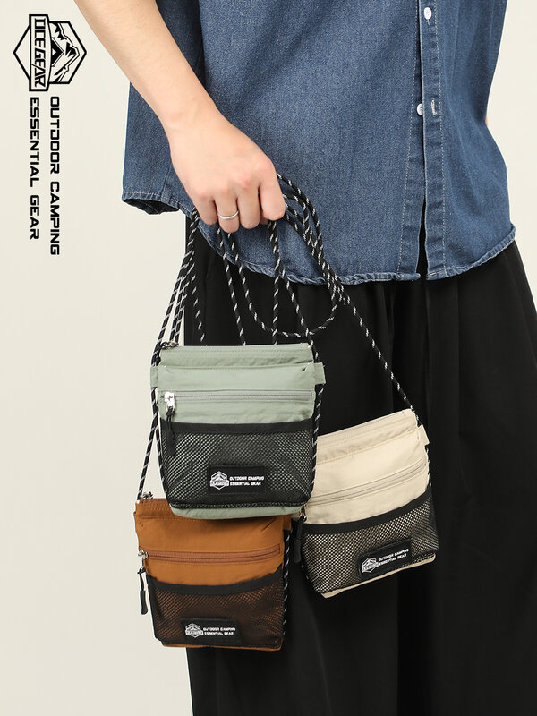 OCEGEAR Piccola borsa a tracolla donna uomo Mini borsa a tracolla semplice Versatile piccolo telefono monete borsa da viaggio borse da esterno