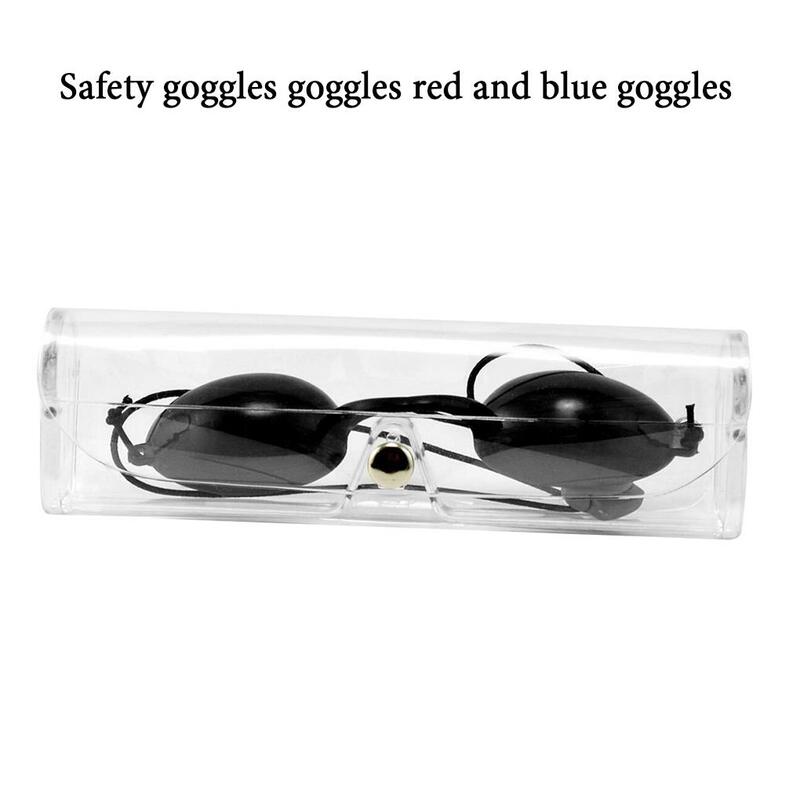조절식 로프가 있는 눈 보호 안대, UV 보호 고글, 태닝 스파 안전 안대