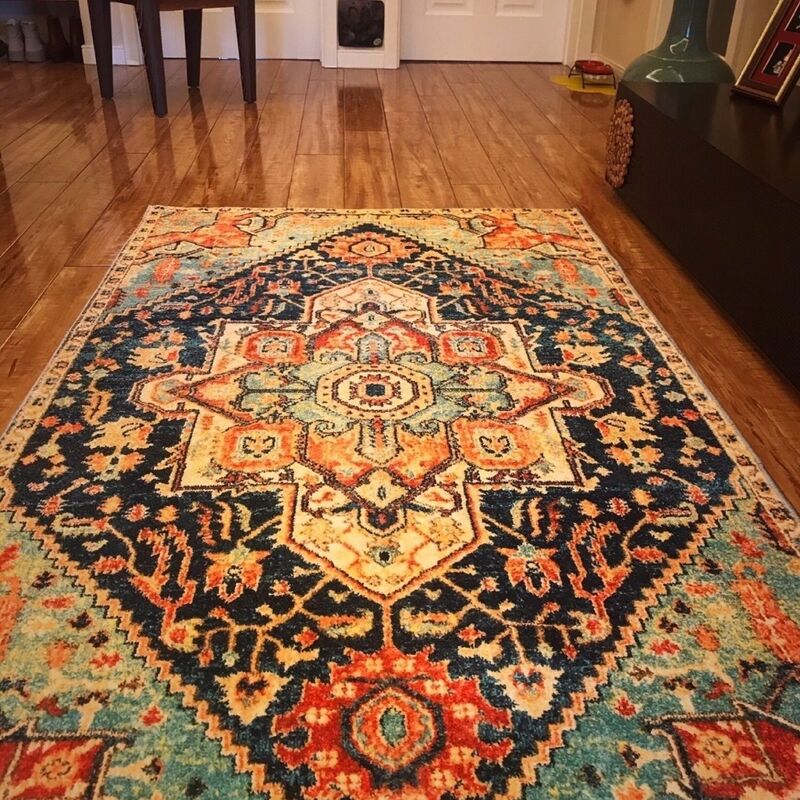 Karpet Kasmir Tebal Rumah Tangga Maroko Karpet Ruang Tamu Kamar Tidur Karpet Wol Karpet Sofa Tikar Dekorasi Kamar Tidur Anak Keset
