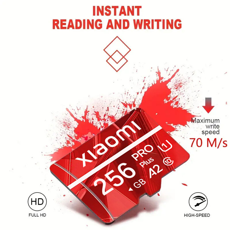 Xiaomi-高速マイクロSDカード,フラッシュメモリ,カメラ,スマートフォン,1テラバイト,2テラバイトGB,256GB, 512GB
