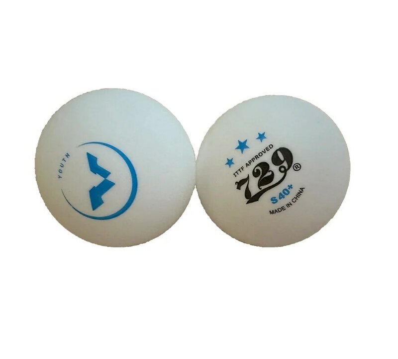 Bolas blancas de 3 estrellas de la amistad, originales, 40 + nuevos materiales, bolas de Ping Pong de plástico sin costuras, bola especial para competición WTT, 729
