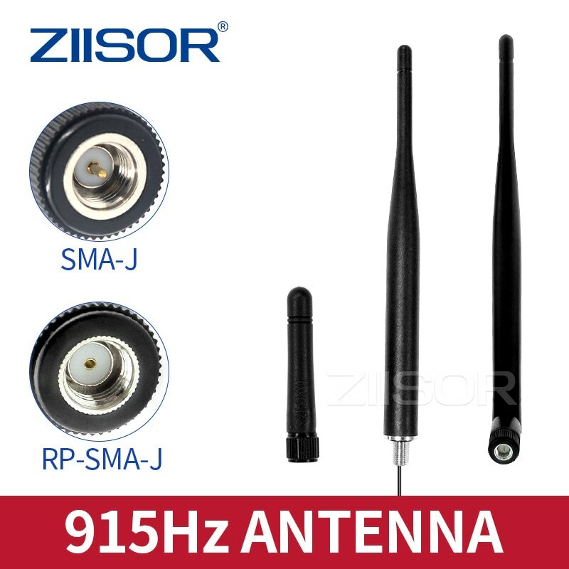 Antena alta do ganho da longa distância rp sma da antena de lora 915 mhz para a antena omnidirecional de meshtastic 900m 915 mhz lorawan