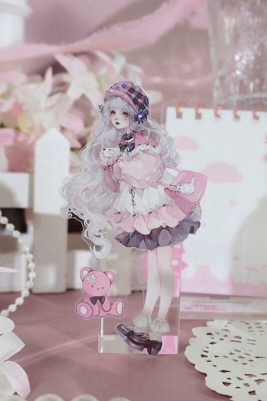 귀여운 소녀 핑크 헤어 귀여운 샤이니 PET 와시 테이프, 신제품