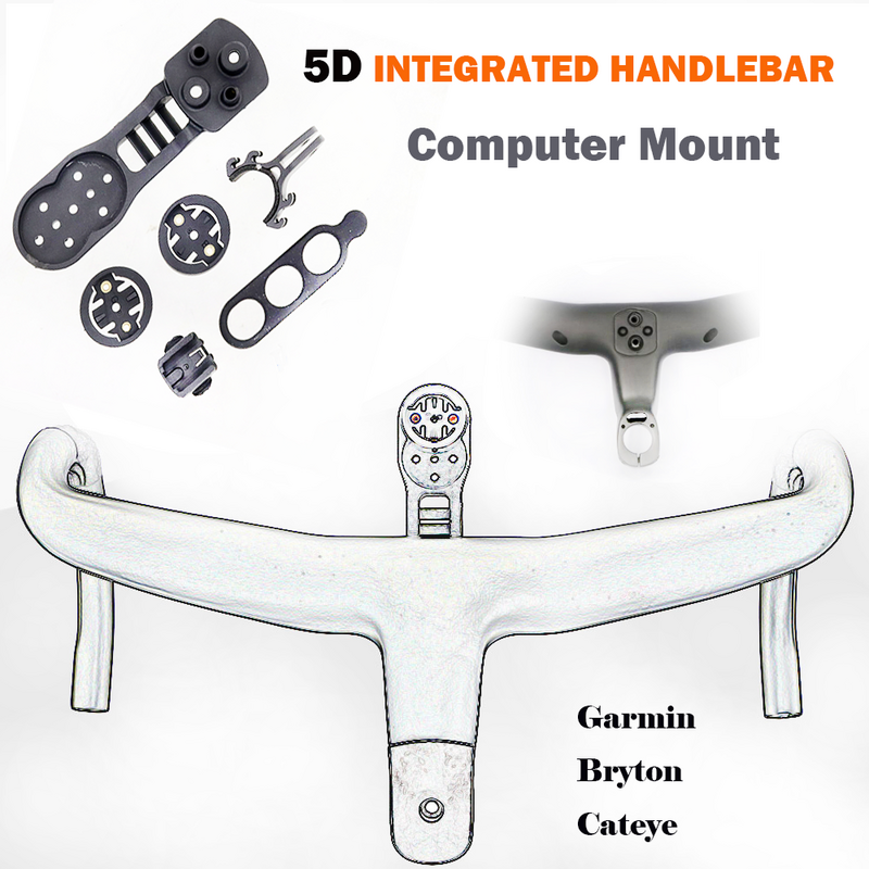 Bicycle Vision 5D INTEGRATED HANDLEBAR COMPUTER MOUNT FOR GARMIN Gopro Cateye BRYTON BIKE Accessories Mount