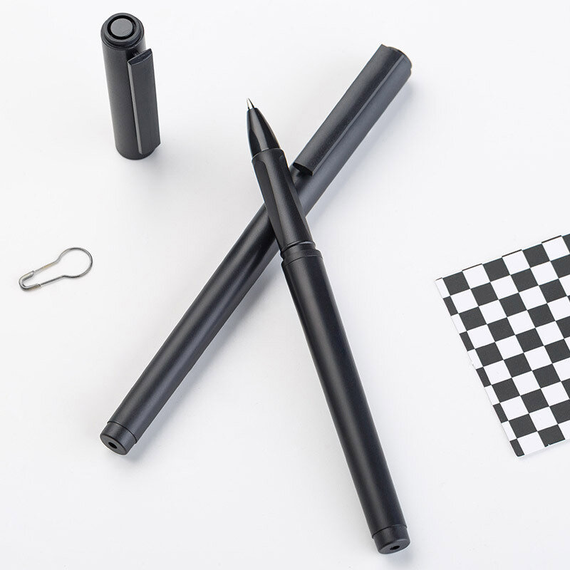 JA08 5 bolígrafos neutros de agua, bolígrafo de conferencia de palabras, 0,5mm, S170896J