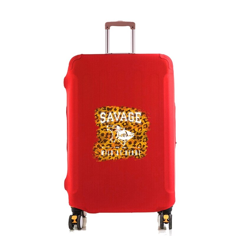 Luggage Suitcase Cover Protector Elastic Dustroof Case18~28 Inch Travel Protective Cover Travel Accessories Wild Pattern Print