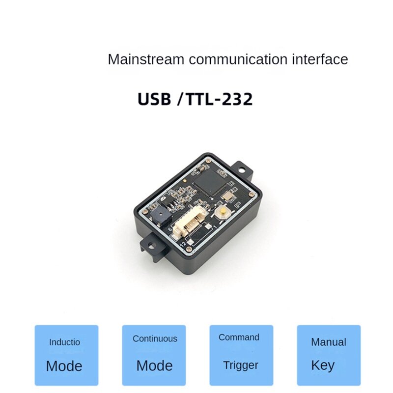 GM78 modul pembaca kode batang 2D, modul pemindai kode batang Pindai TTL-232/antarmuka USB berkelanjutan 1D dan QR