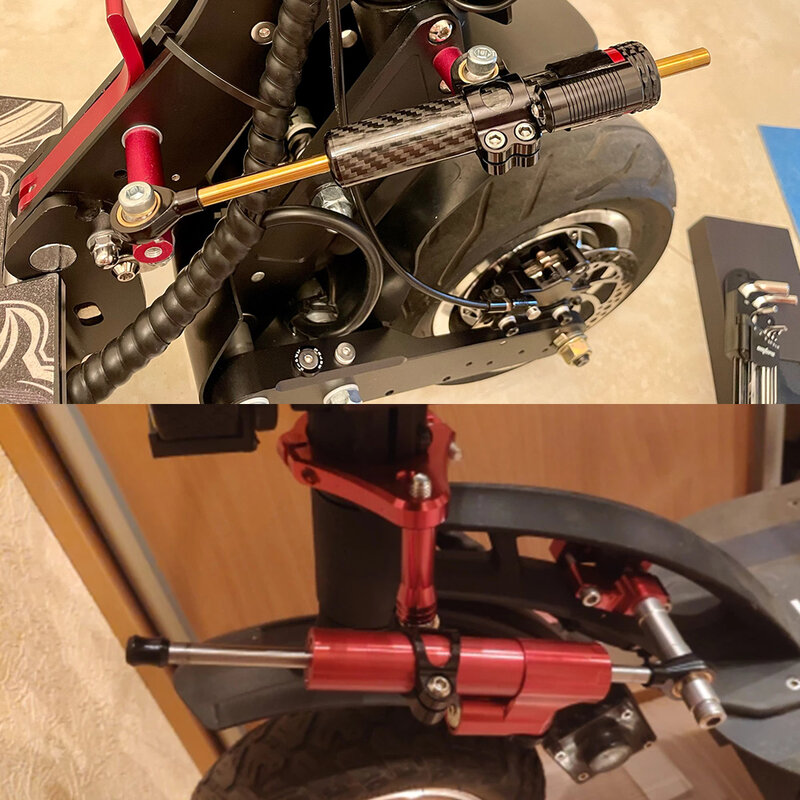 Amortecedor de direção linear universal para scooter, estabilizador de motocicleta, 255mm, 295mm, 365mm