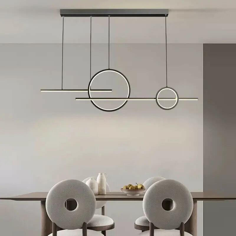 Lámpara colgante Led moderna para comedor, iluminación de araña minimalista, decoración del hogar, cocina, restaurante