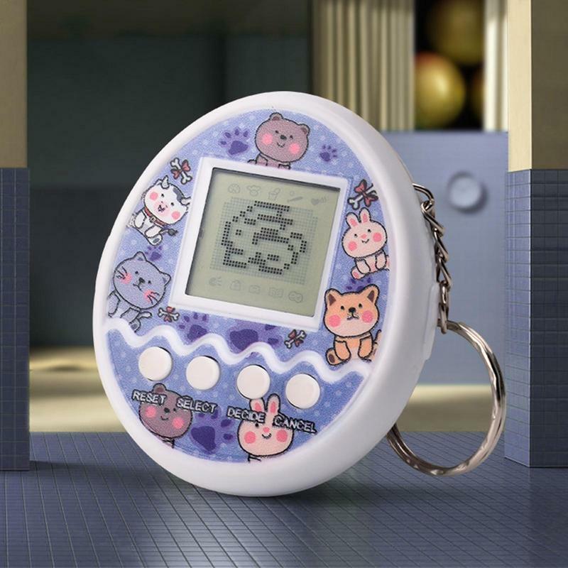 1pcs Transparent Electronic Pets Tamagotchi Nostalgic 168 Pets In One Virtual Cyber Digital Pet Toys Pixel Funny Play Toys