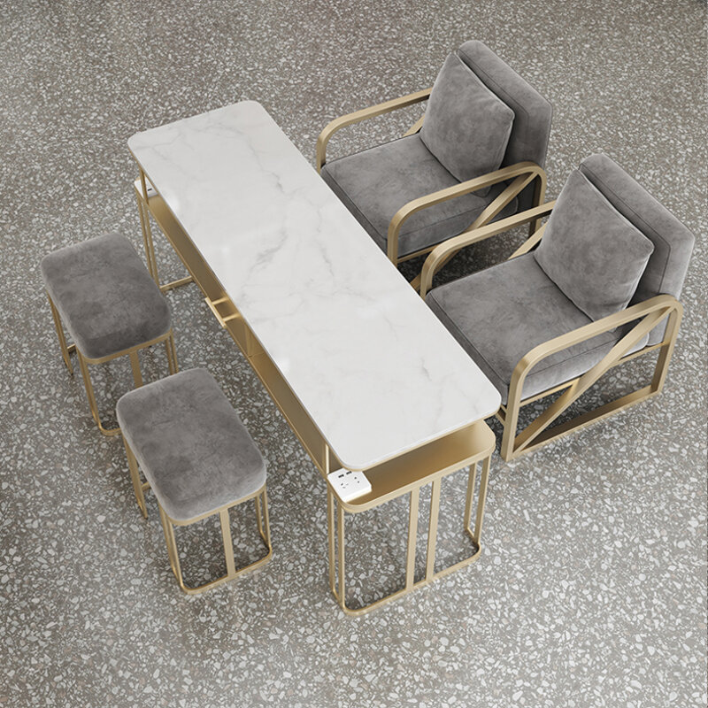 Storage Organizer Nail Desk Profesional Luxury Designer Modern Nail Table Nordic Aesthetic Nageltisch Salon Furniture