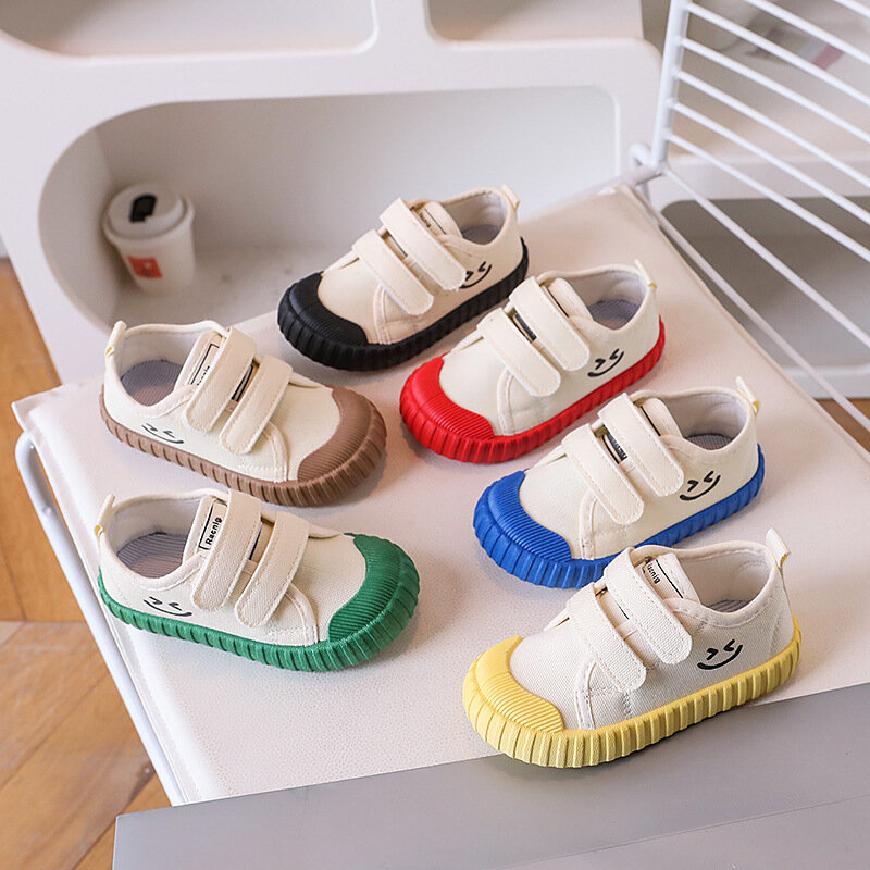 Sapatos de lona casual infantil, tênis de bebê, respirável, macio, antiderrapante, confortável, meninos, meninas, criança, crianças