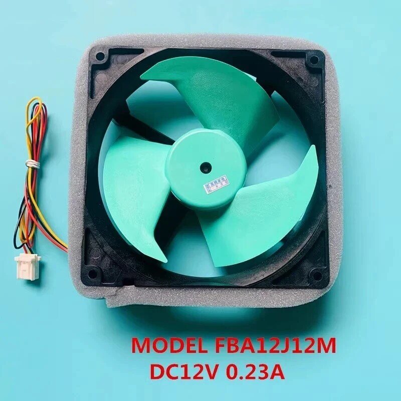 Piezas de refrigerador DC12V 0.23A, modelo FBA12J12M, Compatible con Hai er, Compatible con Mi dea, ventilador de congelador, ventilador de refrigeración
