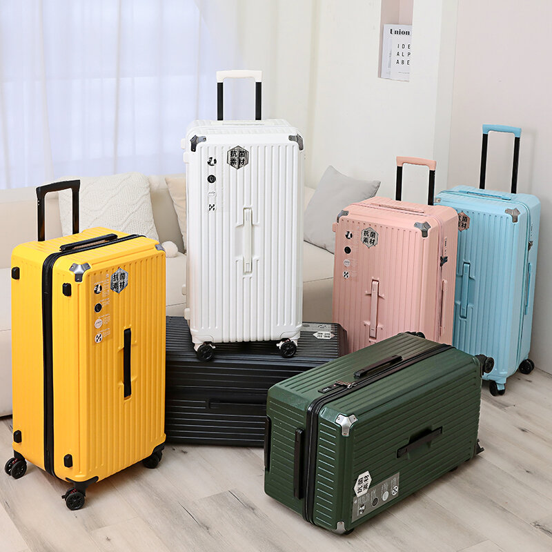 Luggage Large capacity suitcase Female super thick trolley box male 36 inches