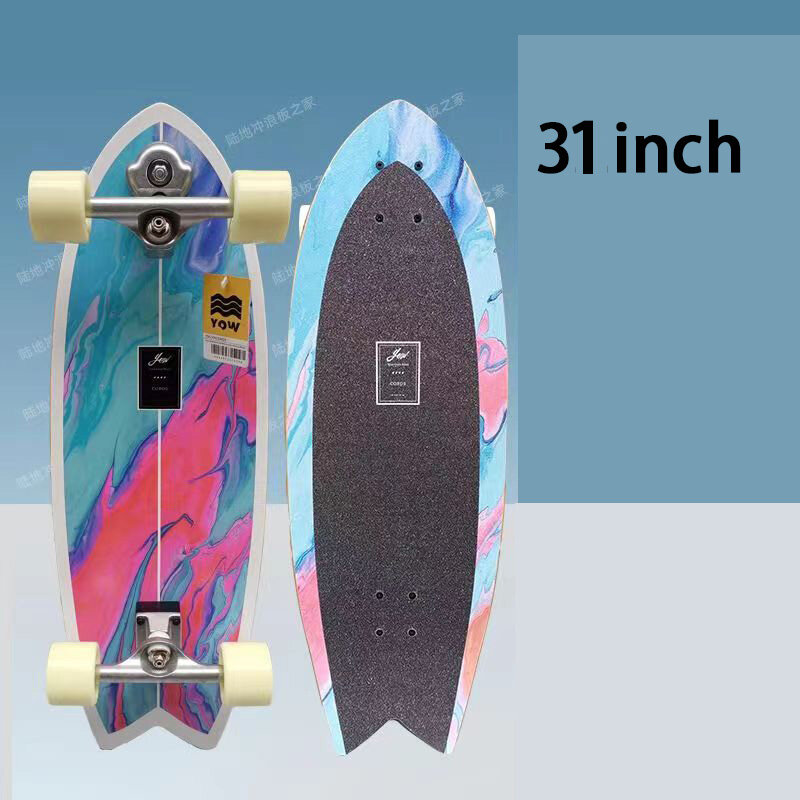 yow surf skateboard decks trucks wheels bearings whole kit and slide land surf skating items, good quality cheap