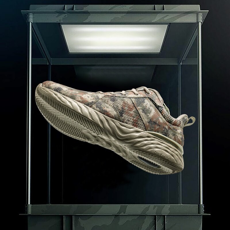 Onemix 2022 novo estilo tênis de treinamento militar para homens macio do exército sapatos esportivos respirável malha camuflagem sapatos caminhada sneaker