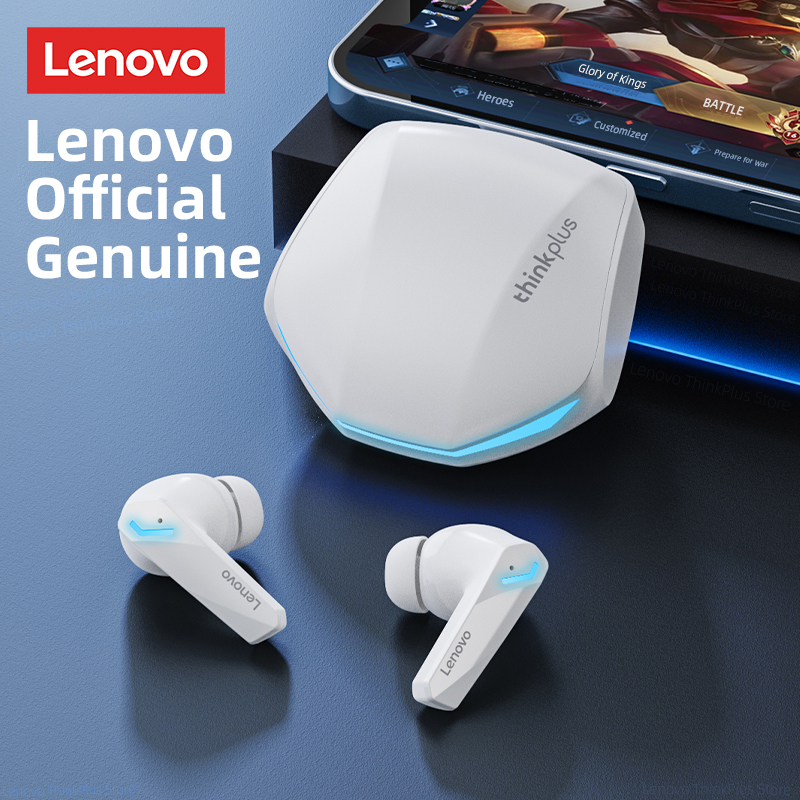 Lenovo GM2 Pro 5.3 Earphone Bluetooth Earbud Nirkabel Headphone Latensi Rendah Asli Panggilan HD Headset Gaming Mode Ganda dengan Mikrofon