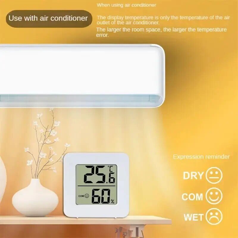 New Mini LCD Digital Thermometer Hygrometer Indoor Electronic Temperature Hygrometer Sensor Meter Household Thermometer