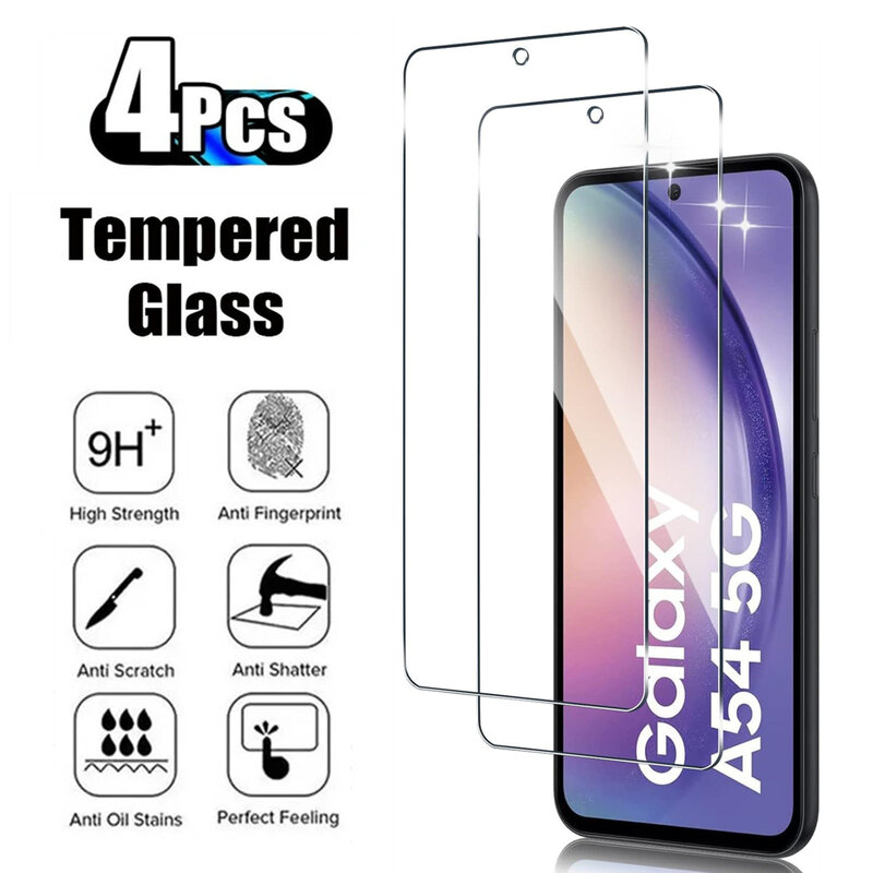 Protetor De Tela De Vidro Temperado Para Samsung Galaxy, A54 5G