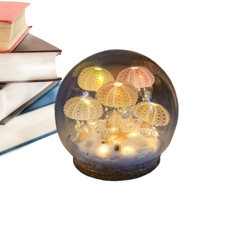 DIY 귀여운 공 야간 조명 장식 테이블 램프, 공부방 어린이 방 거실 침실용 예술 공예