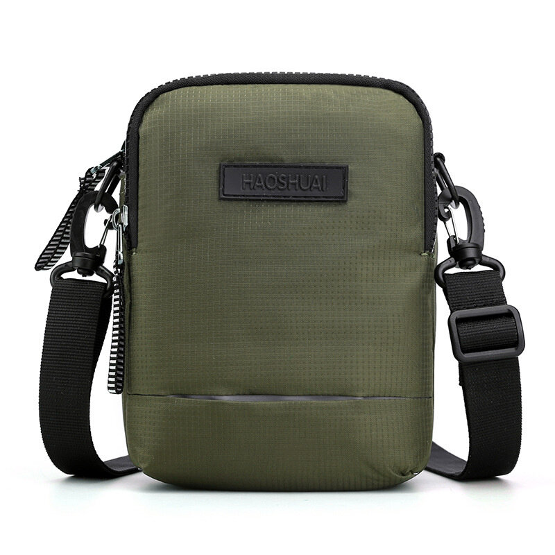 New outdoor sports messenger bag men's and women's small bag fashion reflective tide bag close fitting belt hanging bag