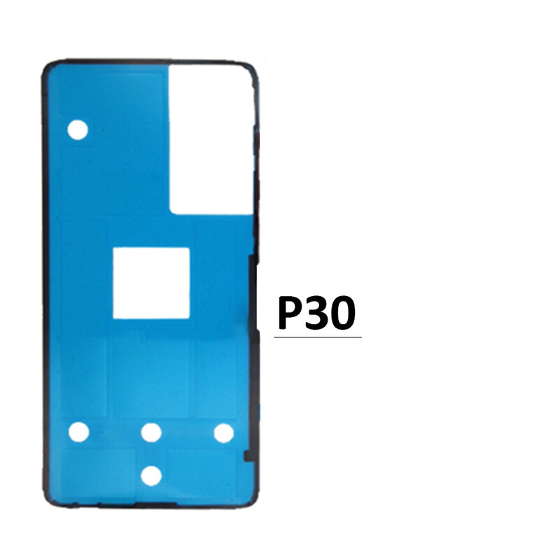 2 buah P30 Pro tutup baterai belakang stiker pintu pita lem perekat untuk Huawei P30 Lite P10 Lite P20 Pro P20 Lite P40 Pro