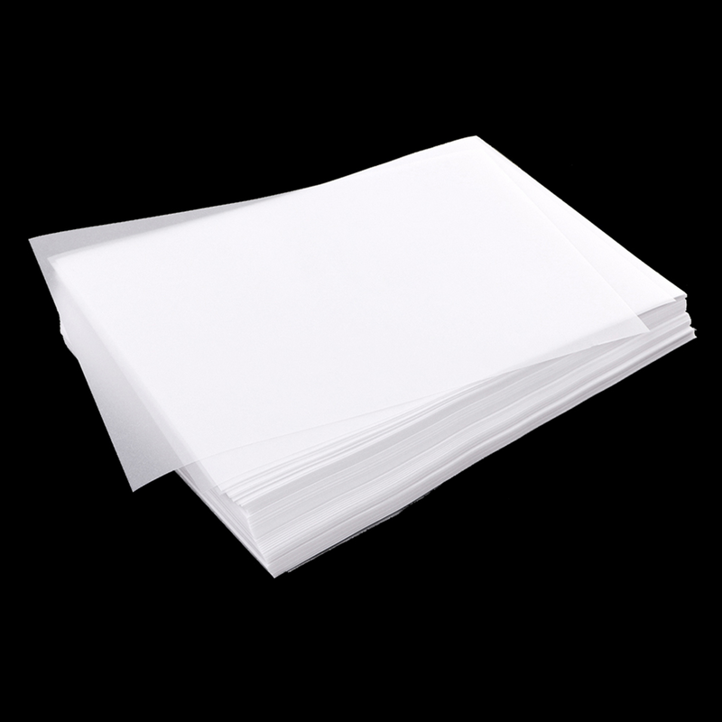 100 Pcs papier do scrapbookingu przezroczyste kopiowanie odręczne półprzezroczyste śledzenie