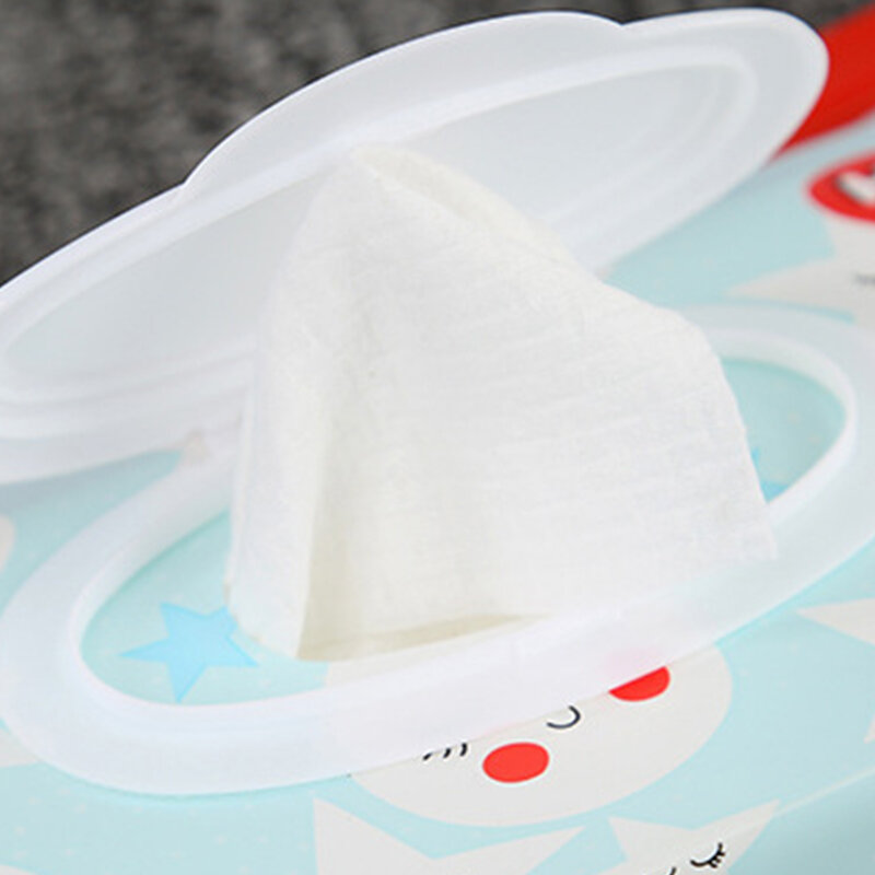 Portable Baby Wet Wipes Bag Tissue Box Container Eco-friendly Reusable Wipes Storage Clamshell Baby Cleaning Wipes Box Hygiene