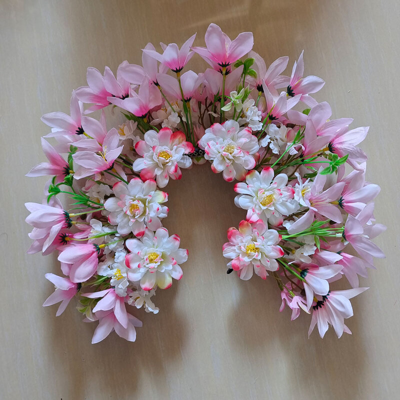Fashion Handmade Flower Hair Pin Clips Woman Photoshoots Artificial Floral Bands Wholesale Headbans Accessories for Girls Women