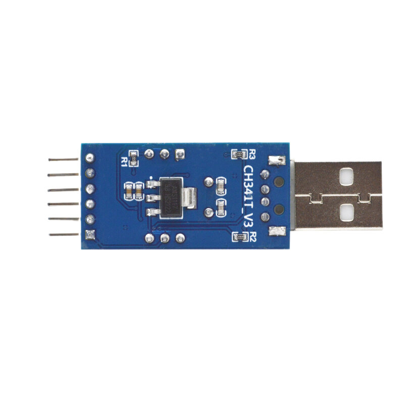 Módulo Downloader de Porta Serial, CH341T, Dois-em-um, USB para I2C, IIC, UART, USB para TTL, Single-Chip