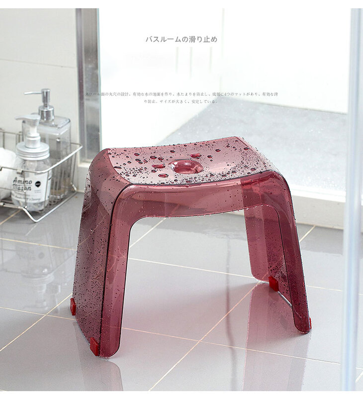 Bathroom Stool Home Furniture Antiskid Shower Bath Chair Seat
