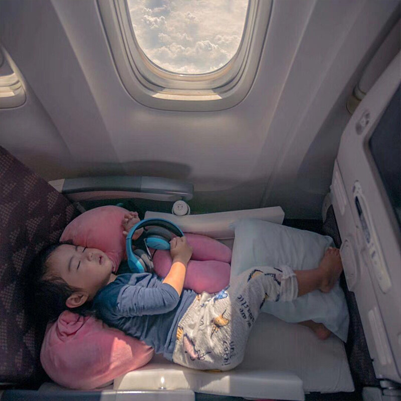 طفل النوم حقيبة على عجلات السفر الاطفال ركوب الطائرات متعددة الوظائف تصميم جديد PP الأمتعة الأطفال صندوق السرير الإبداعية valise