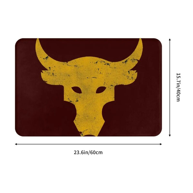 Brahma Bull The Rock Project Gym Doormat Kitchen Carpet Outdoor Rug Home Decoration