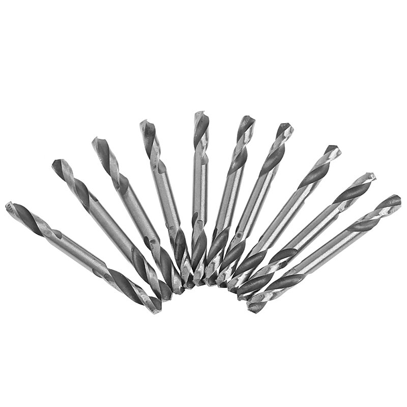 10 pièces 4.2mm HSS Double extrémité spirale outils forage forets