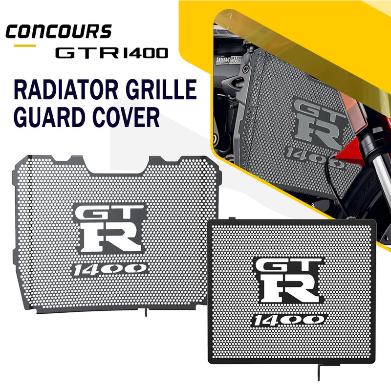 Motocicleta Radiator Grille Guard Cover, Protetor de Proteção, Acessórios para KAWASAKI CON 14 ABS 2008-2020 2021 2022 2023