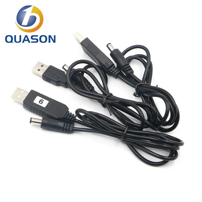 Cable adaptador convertidor USB para Arduino WIFI, módulo de aumento de potencia de 1M, DC 5V a DV 9V/12V, enchufe de 5,5x2,1mm