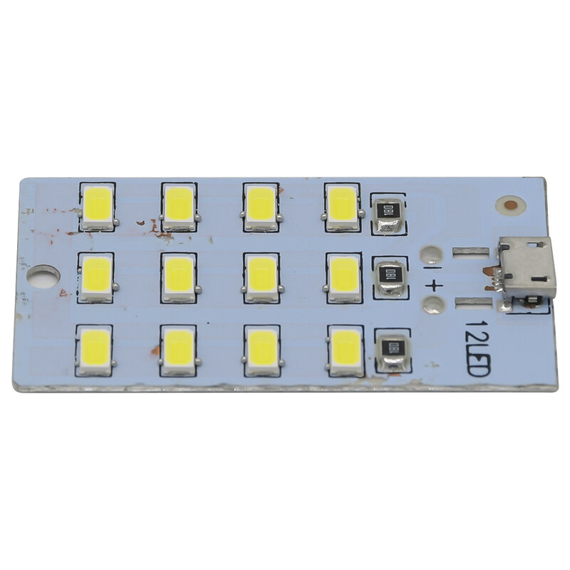 5730 smd lampu LED mikro LED, pencahayaan malam darurat Panel 5V ~ 470mA 430mA putih USB 5730