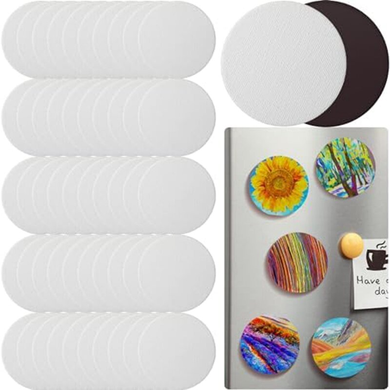 Pannello di tela per pittura magnetica per la pittura di piastrelle magnetiche Art frigorifero Storage Cabinet Art Paint Crafts Kit fai da te facile da usare