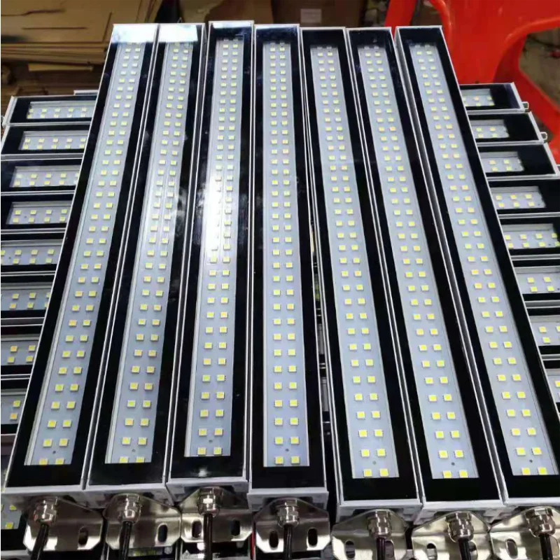Led obrabiarka światło robocze wodoodporna olejoodporna lampa przeciwwybuchowa tokarka CNC lampa oświetleniowa 220V 24V lampy Led ze stopu aluminium