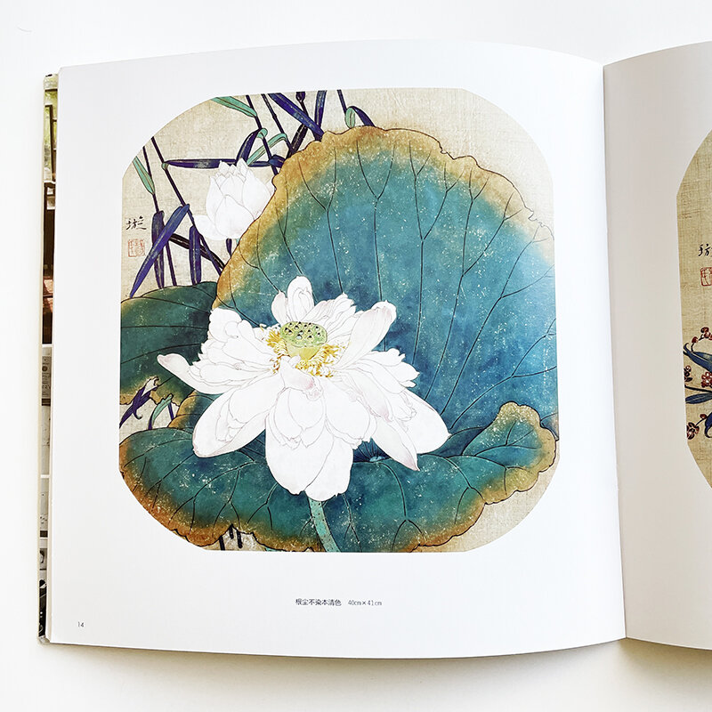 Bella nuova visione della serie di pittura meticolosa contemporanea dipinti di fiori selezionati di Yang Peixuan