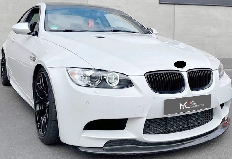 M3 GTS V2 Style Front Bumper Splitter For BMW E92 2007+  Lip Blade Front Wing tuning Spoiler Blade car accessories