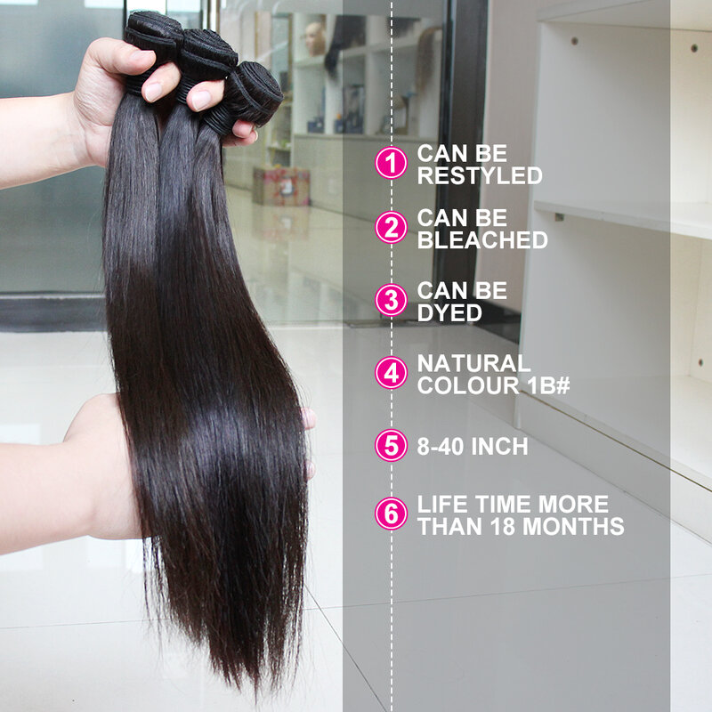 Малазийские натуральные черные прямые волосы Miss Black, 2/100% пучков, недорогие человеческие волосы для наращивания, волнистые волосы без повреждений для черных женщин