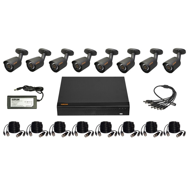 KIT de vídeo CCTV CARCAM 2M-5 listo