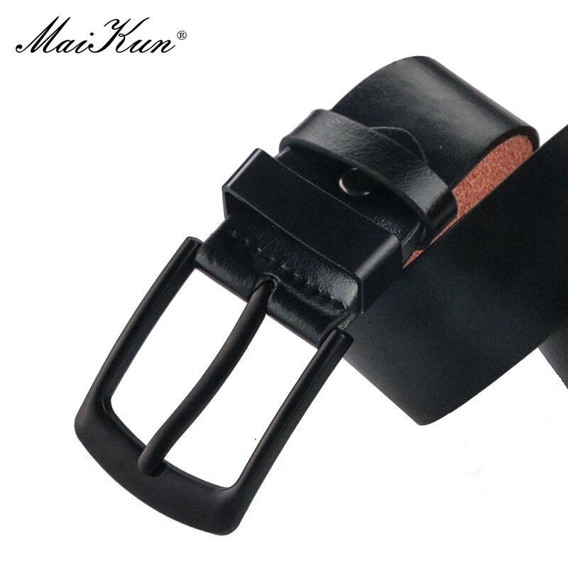 Cintura Maikun Fashion Business per uomo Casual cintura in pelle PU di lusso da uomo di grandi dimensioni