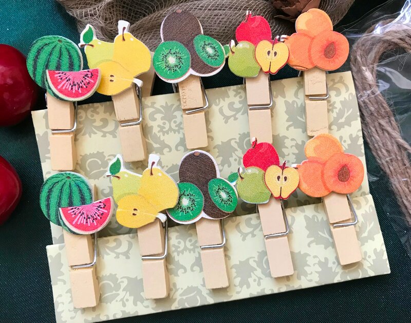 Colored Wooden Clips for Christmas Party, Handicraft Photo Clips, DIY Wooden Pegs, Baby Shower Decor, Drop Ornaments, 120Pieces