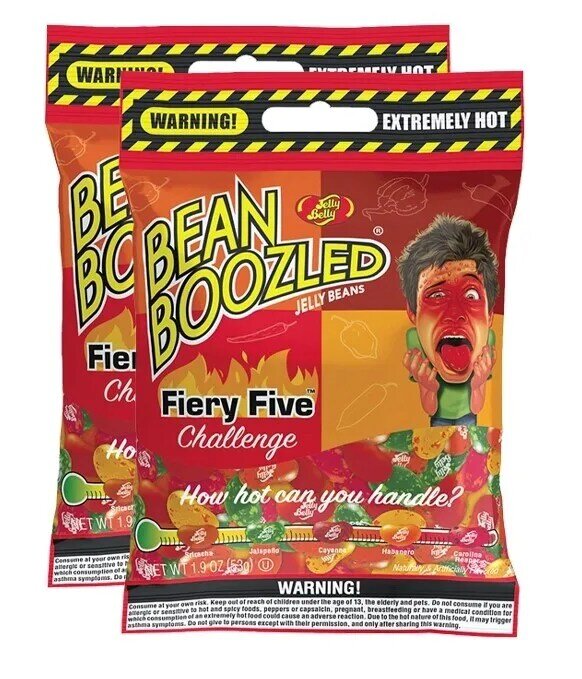 Набор Jelly Belly ассорти Bean Boozled Flaming Five (острые) 54 гр. (2 шт)