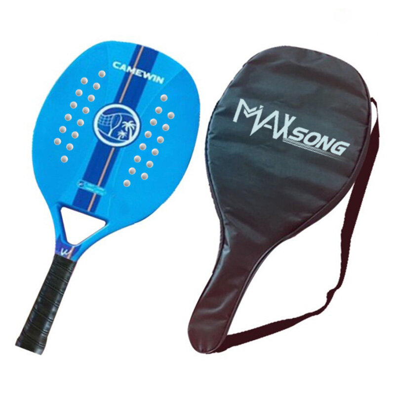 Спортивная пляжная ракетка для тенниса, ракетка из углеродного волокна, Пляжная ракетка из углеродного волокна, теннисные ракетки унисекс