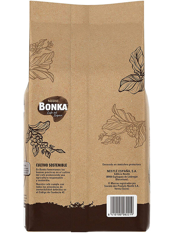Bonka คอลเลกชัน Catering กาแฟถั่ว100% ธรรมชาติอย่างยั่งยืนการเพาะปลูกแพ็ค1กก.